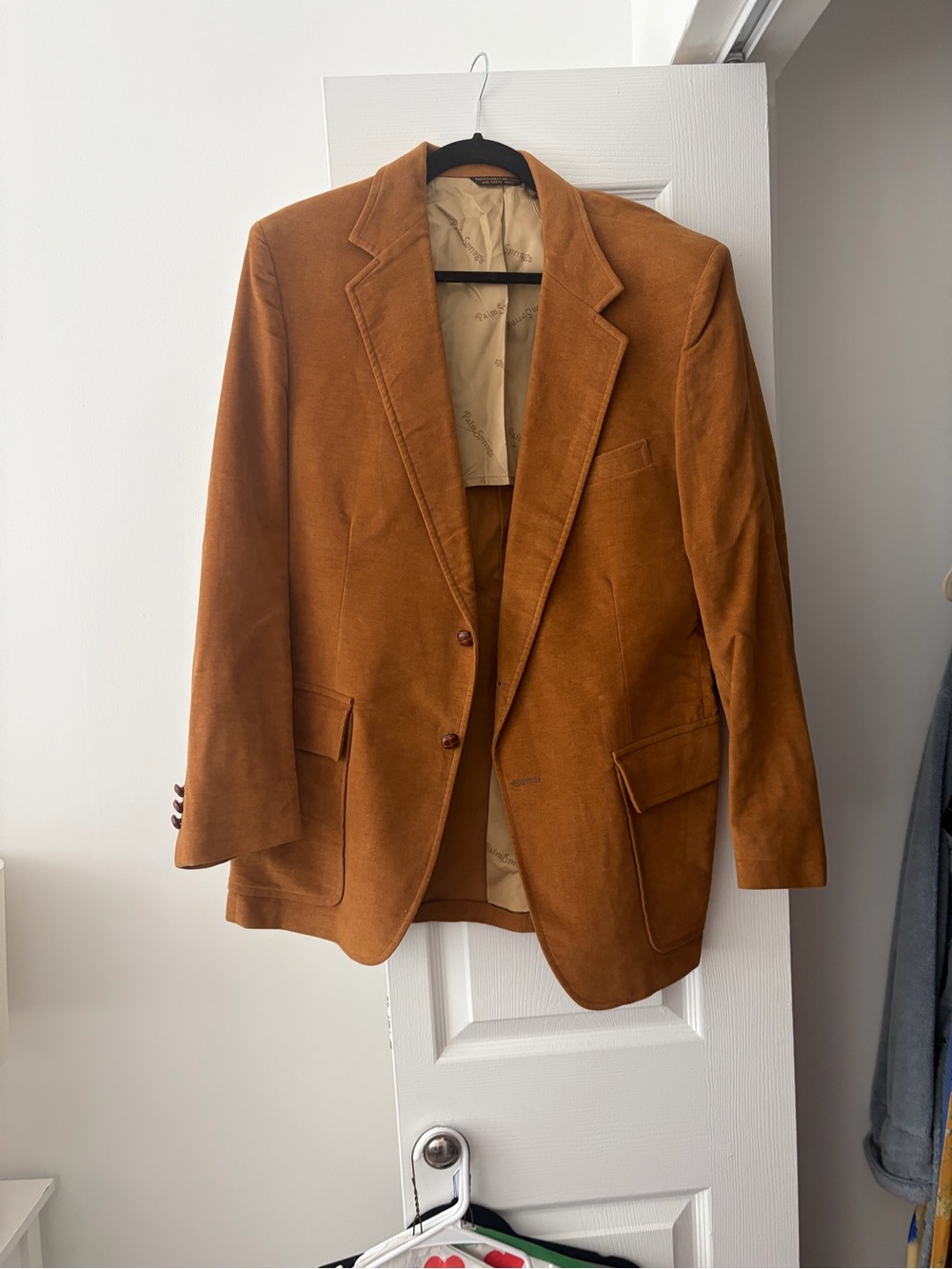 Men's Brown Corduroy Blazer - Classic Tailored Jacket